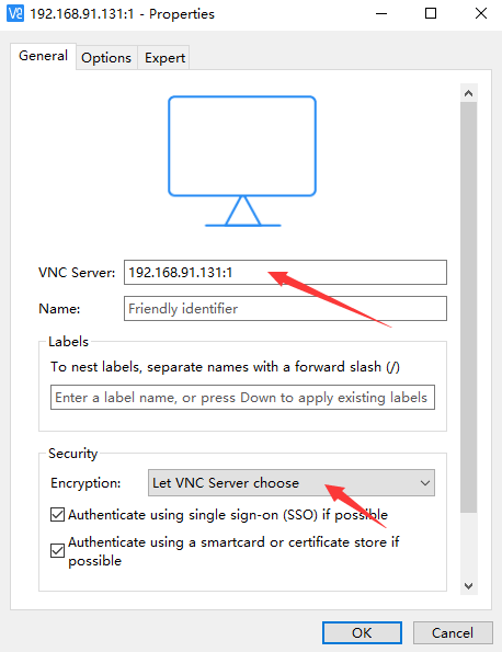 使用VNC Viewer连接远程机